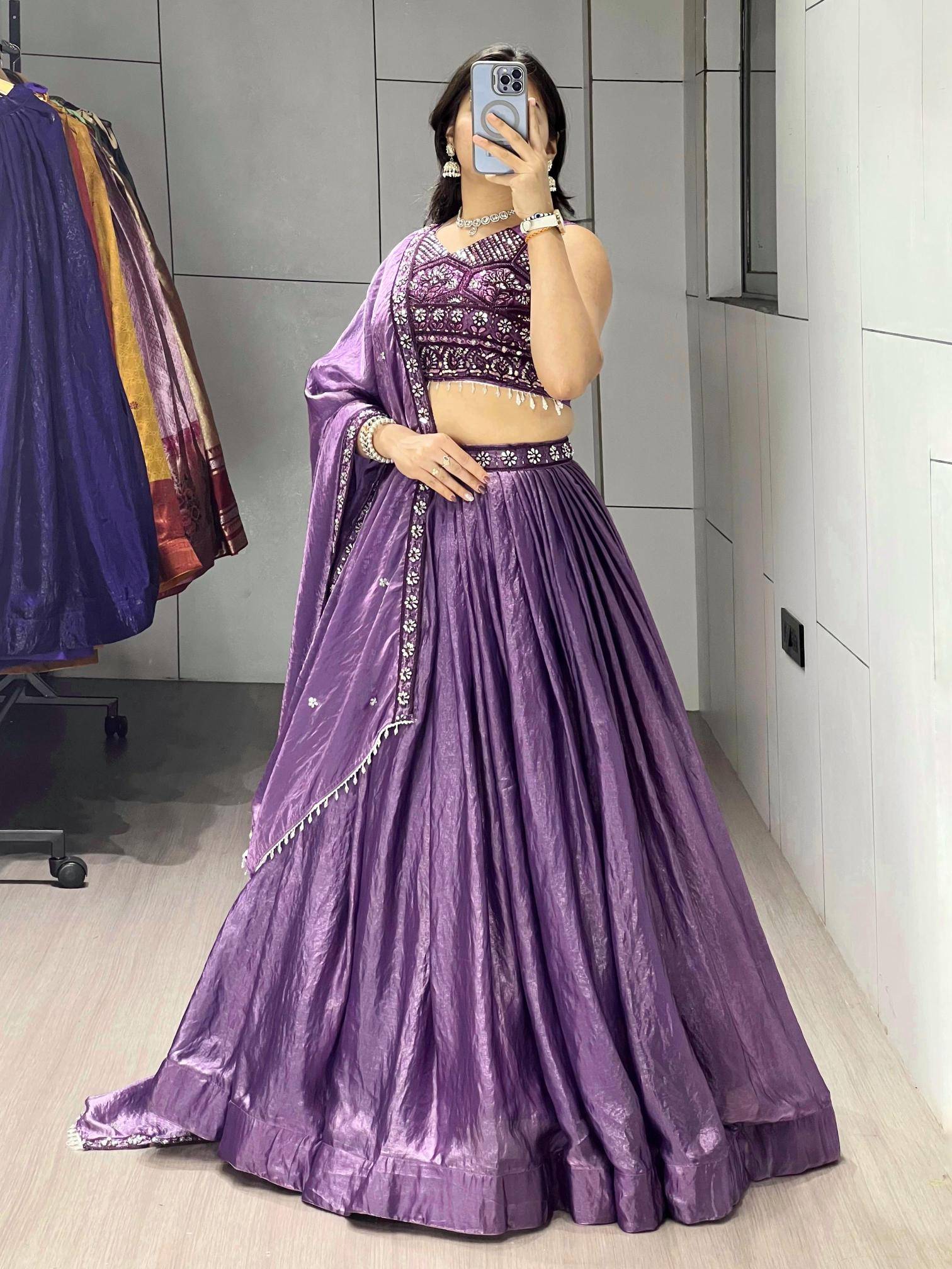 GRTN 8125 GRPPRPL Fendy Online shopping for lehenga choli in Ahmedabad
